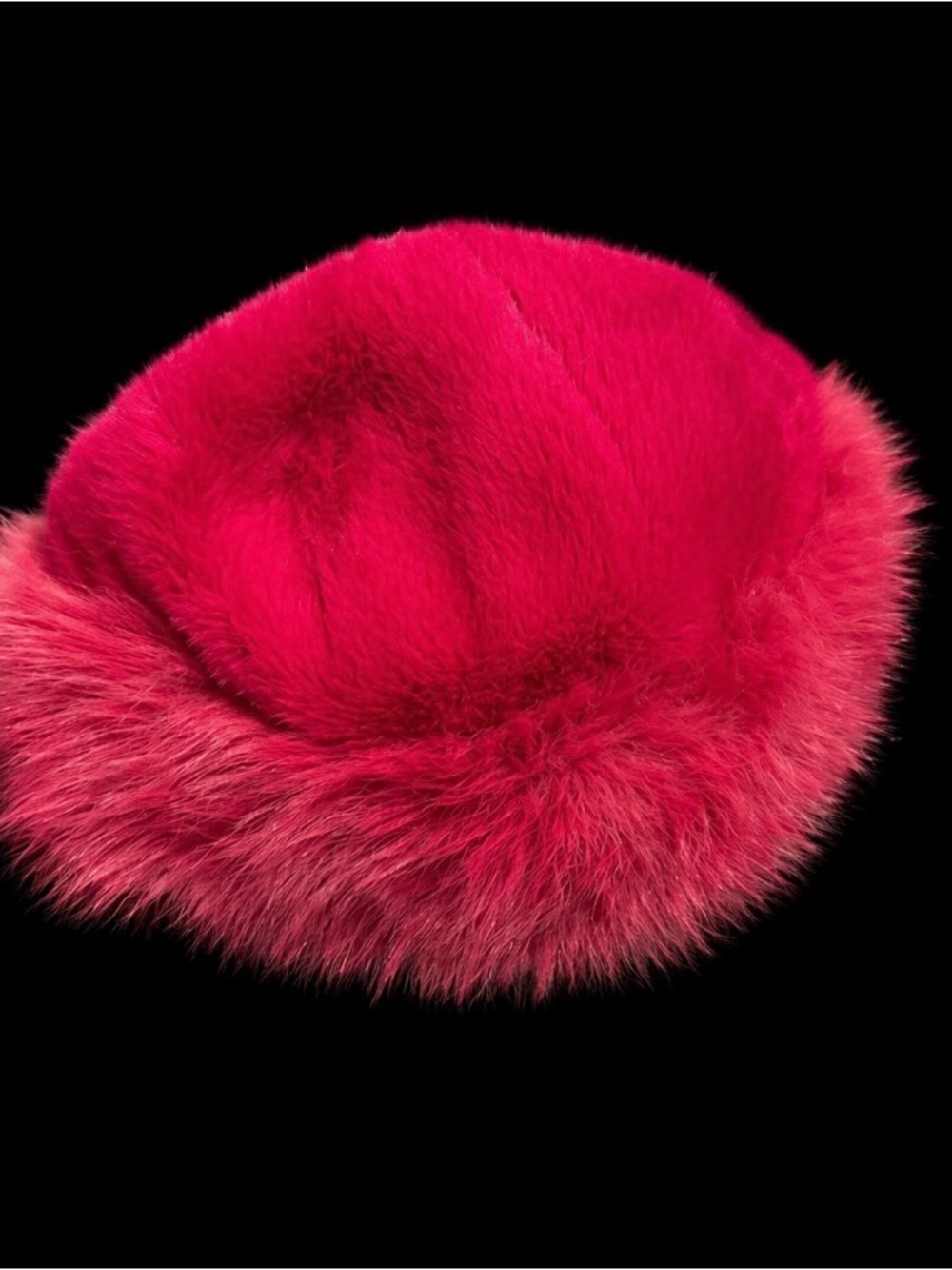 Fashion Nova Hot Pink Faux Fur Bucket Hat
